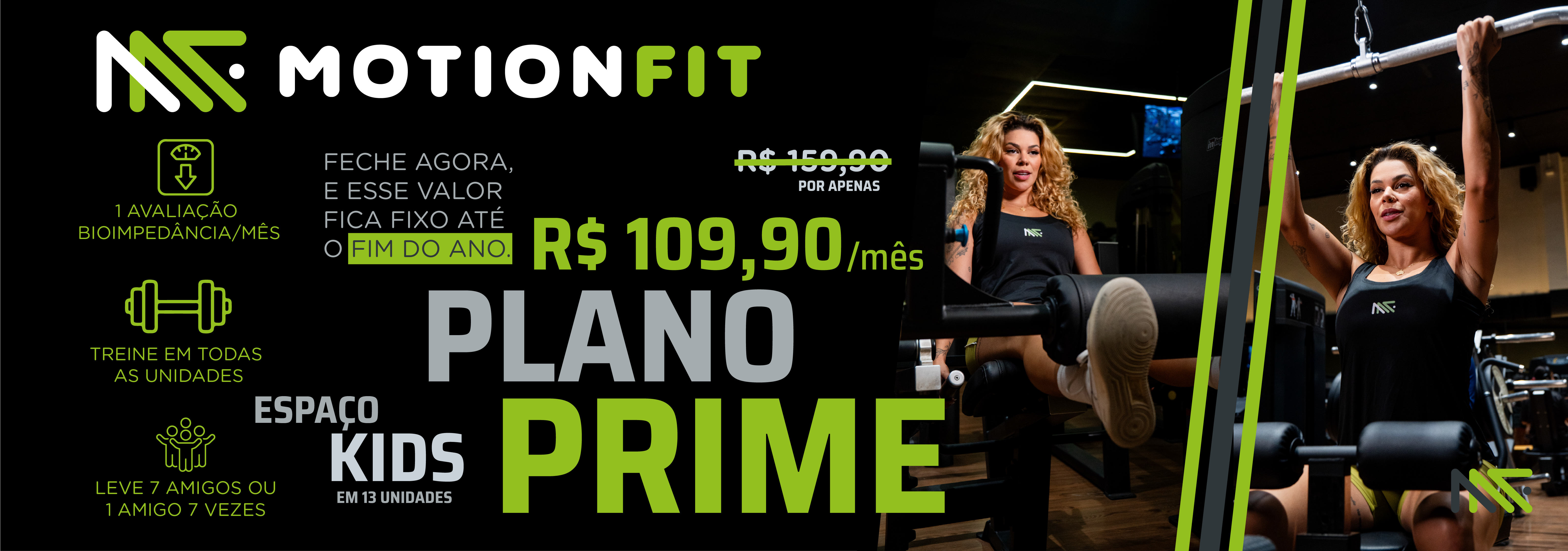 Ambiente de treino da Motion Fit